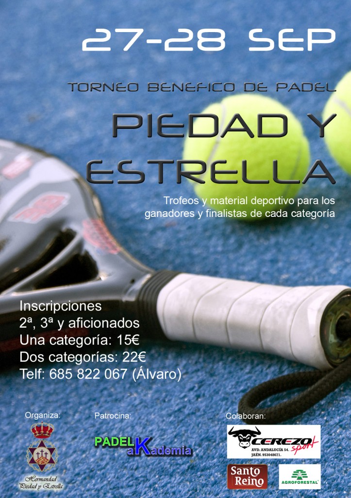 cartel torneo padel